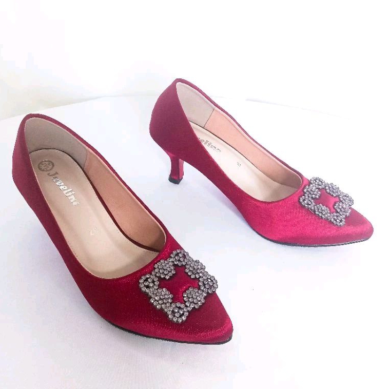 Javeline MILANO Sepatu Wanita Heels 4cm // Heels rendah // Pansus // Pansus Heels // Pansus Kerja //