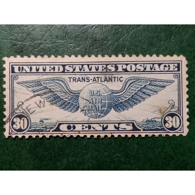 

Prangko USA Air mail Winged Globe 30 Cents Tahun 1939 USED