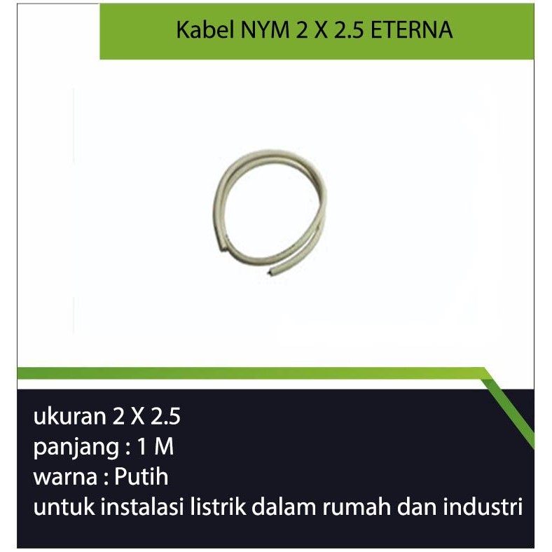 Kabel NYM 2 X 2.5 ETERNA//kabel eterna/kabel intalasi listrik