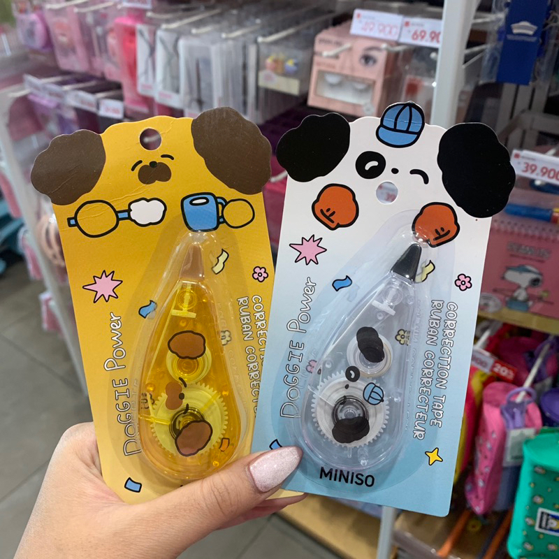 

Miniso Doggie Power Collection Puff Correction Tape PDQ