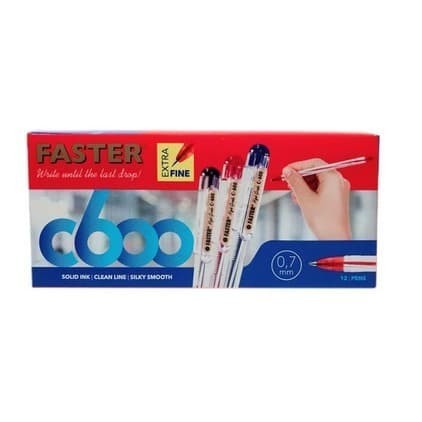 

mdn Pulpen Faster C600 Extra Fine Tip - 1 Pack/ 12 pcs