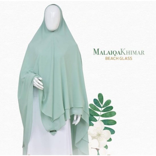 Khadijah Indonesia - Khimar Malaiqa | Soft Pad | Babydoll Zara Premium | Free Cadar