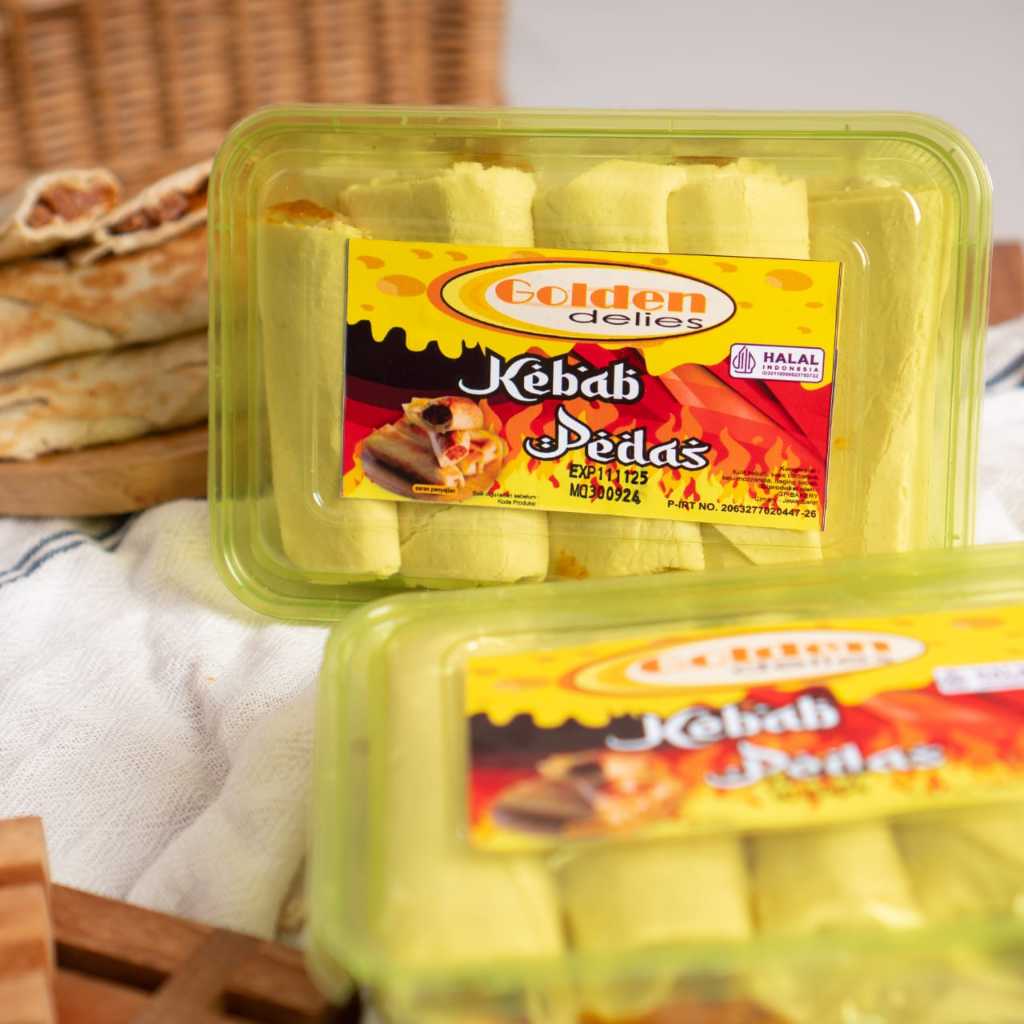 

Golden Delies Kebab Pedas isi 10