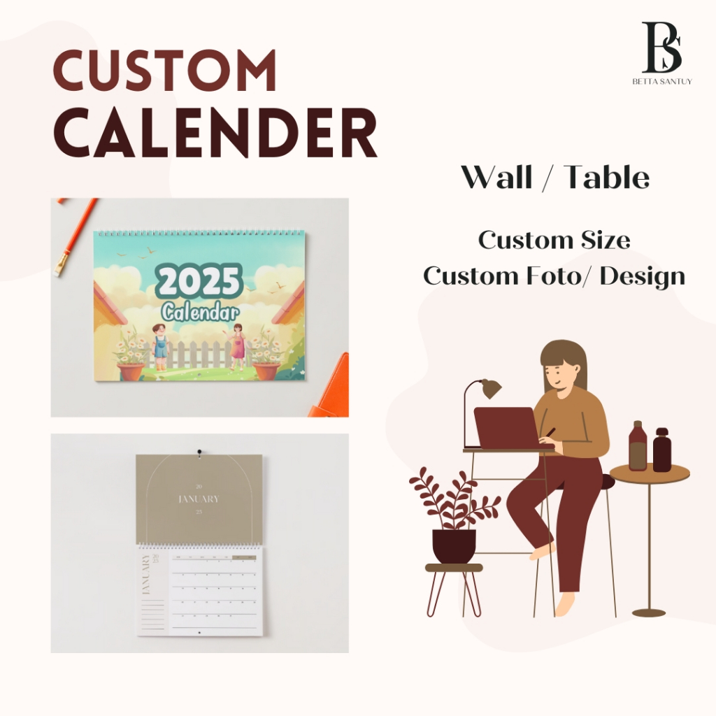 Jasa Bikin Desain Kalender Custom I Kalender Dinding