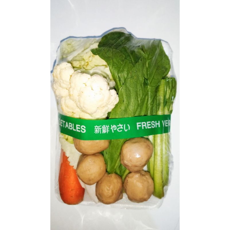 

Capcai bakso sayur pack siap masak