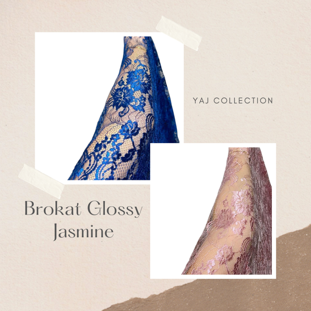 KAIN KEBAYA BROKAT GLOSSY JASMINE