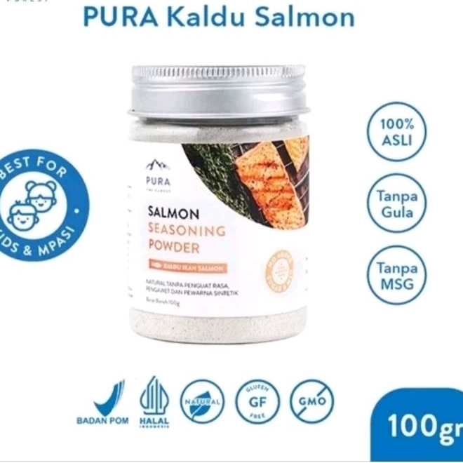 

Pura Kaldu Asli | Bumbu Kaldu Salmon (100gr) - Salmon Seasoning Powder - Kaldu Teri - Anchovy Powder