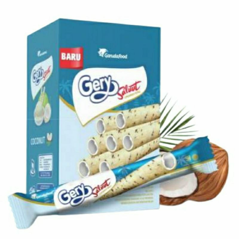 

gery saluut coconut roll 1box isi 24pcs