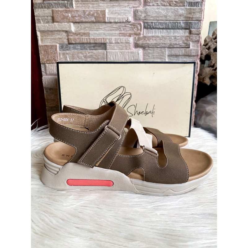 PSPGN.CO | original brand shoebali olive 012-006 sandal wanita slingback travelling outdoor santai