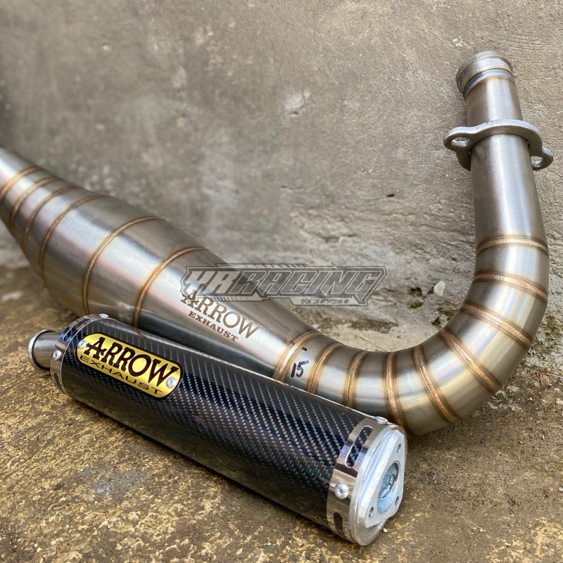 Knalpot Rx King Repsol Kolong Cobra ARROW PREMIUM Carbon Kevlar