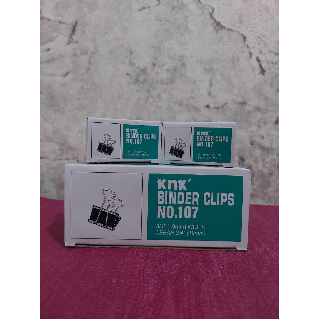 

Penjepit Kertas/KnK Binder Clips No.107