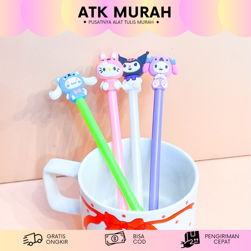 

PENSIL GRAPHITE SANRIO PENSIL LUCU ALAT TULIS SEKOLAH AESTHETIC IMUT MURAH TERJANGKAU