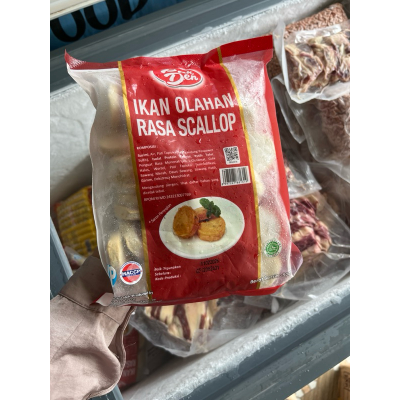 

pak den Scallop 500gr