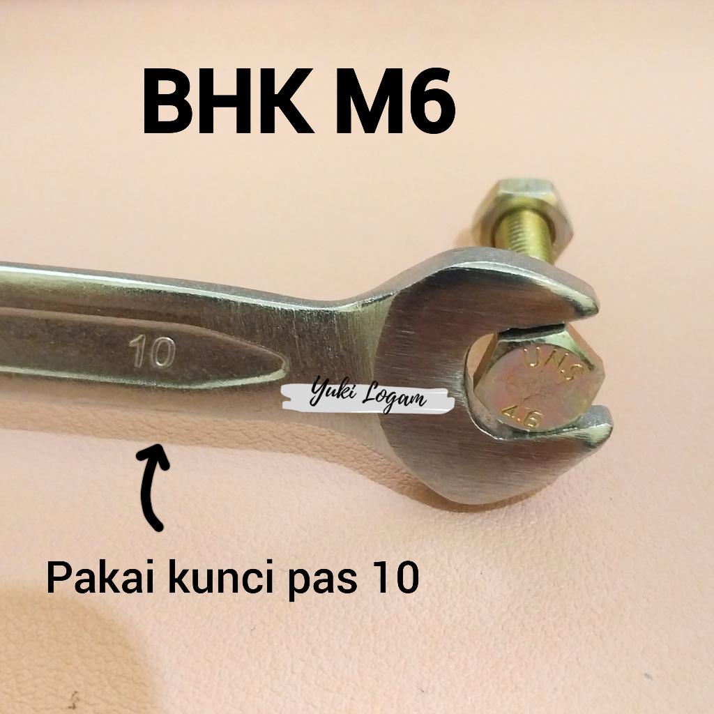 Sinarterang3 1 Dus Baut Dan Mur Bhk Bmk M6 Baut 10 Baut Kunci 10 Hexagon Ukuran M6X10 Sampai M6X100.