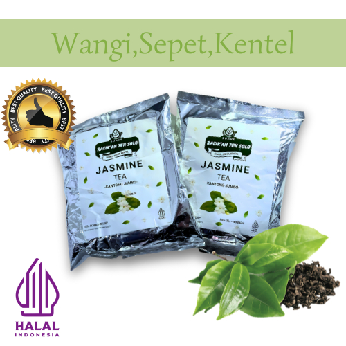 

Teh Racikan Khas Solo Isi 100gr Rasa Jasmine Aroma Melati dan Wangi, Tidak Pahit, Manis, Teh Jumbo Cocok untuk Dagang Minuman Teh, Teh Manis, Teh Wangi, Teh Harum, Teh Legi, Teh Melati, Teh Aroma Harum, Teh Solo Manis