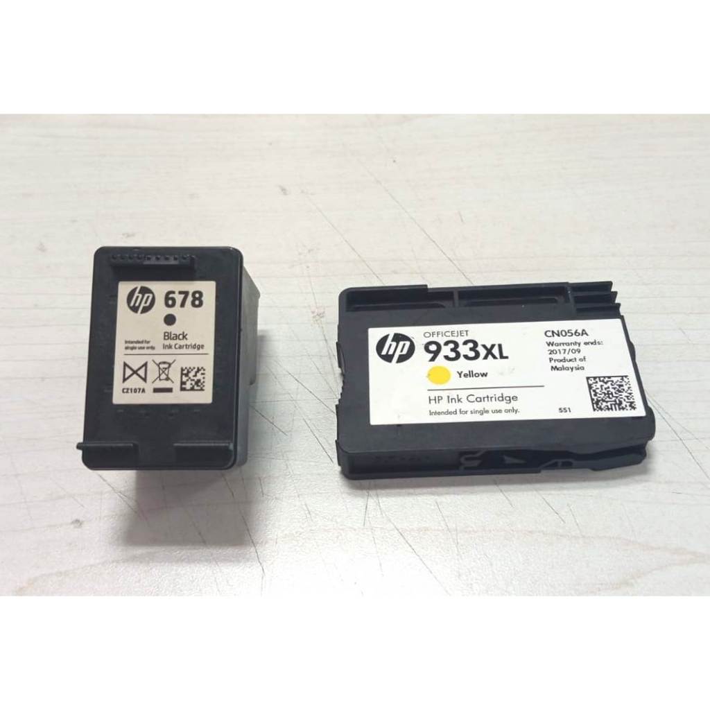 Tinta Catridge HP 678 - HP 740 - HP 933XL bekas/kosongan