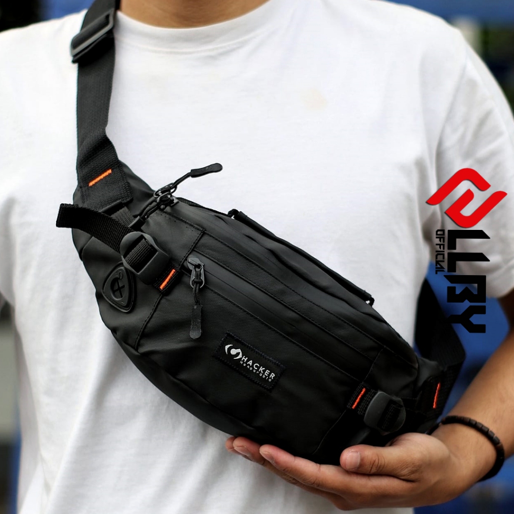 Akeno - Waistbag Slingbag Waterproof Tas Pinggang Selempang Ringan Anti Air Pria