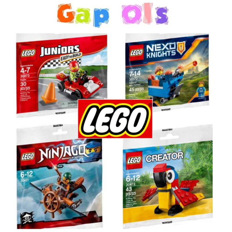 Lego Polybag Lego Juniors lego classic lego creator lego nexo knight