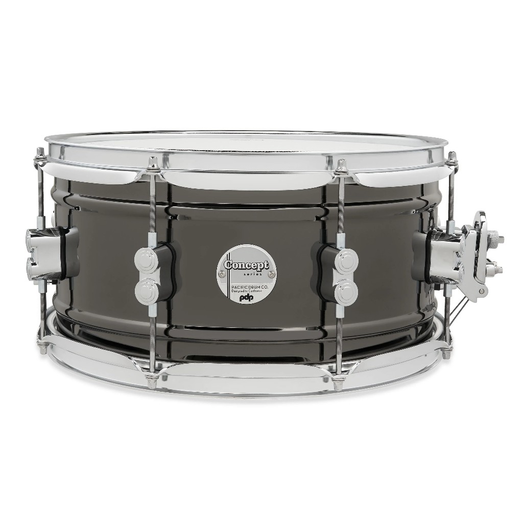 PDP-PDSN6513BNCR PDP Black Nickel Over Steel Snare 6.5x13
