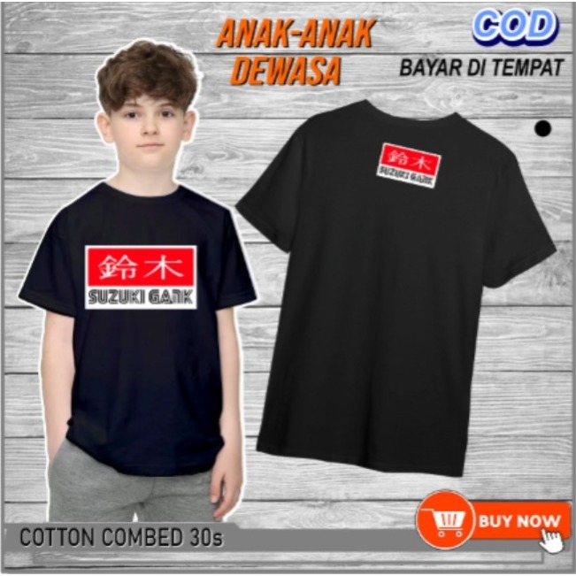 Kaos T-shirt suzuki gank |PREMIUM HIGH QUALITY BEST SELLER