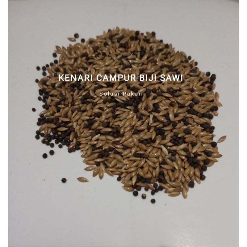 Pakan Kenari Campur Biji Sawi 1kg