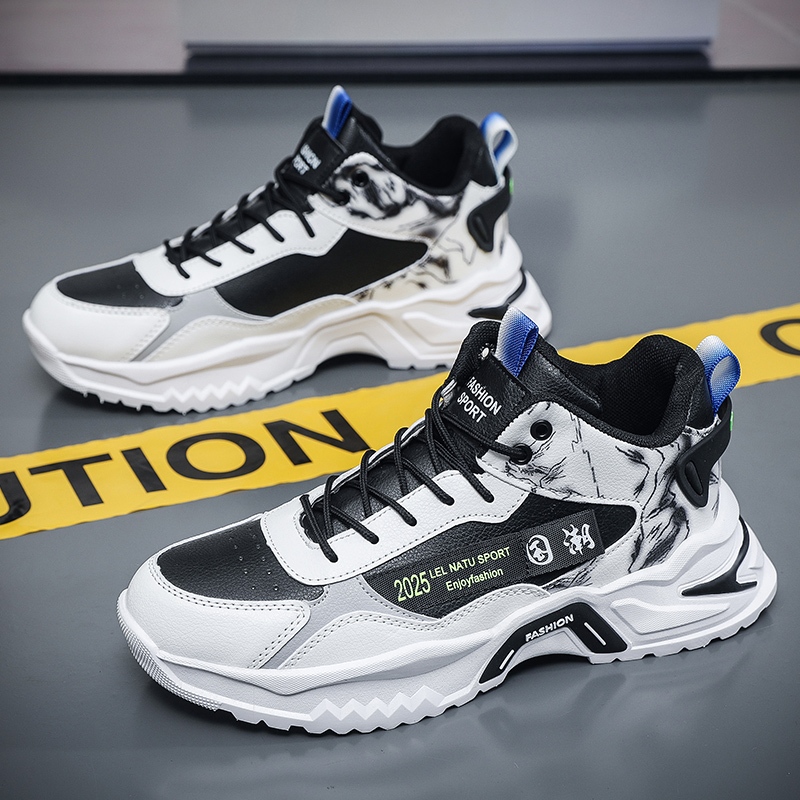 sepatu pria sepatu olahraga bawah tebal berkualitas tinggi sepatu olahraga bawah tebal sepatu kasual