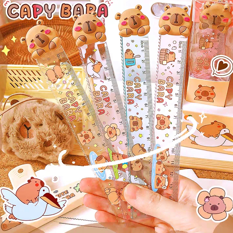 

TAO Penggaris Rubber Head Capybara 15cm (1Pcs)