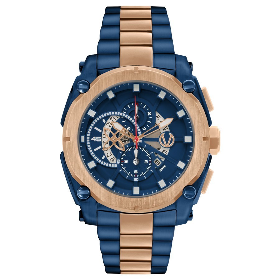 100% original Jam Tangan Pria Christ Verra CV 12201G-1J BLU ROSGOLD garansi resmi