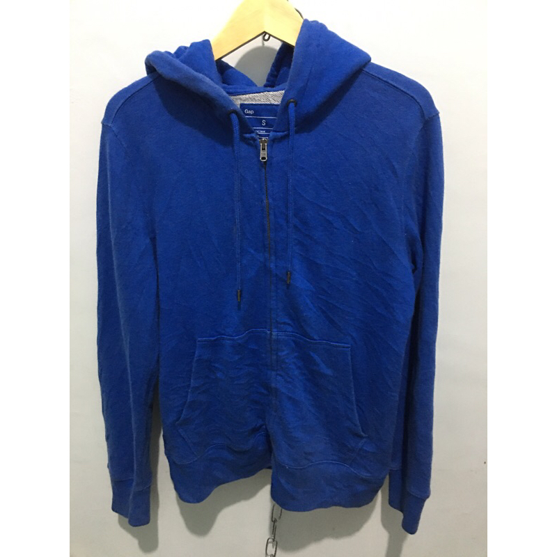 Hoodie GAP Biru Polos Size S