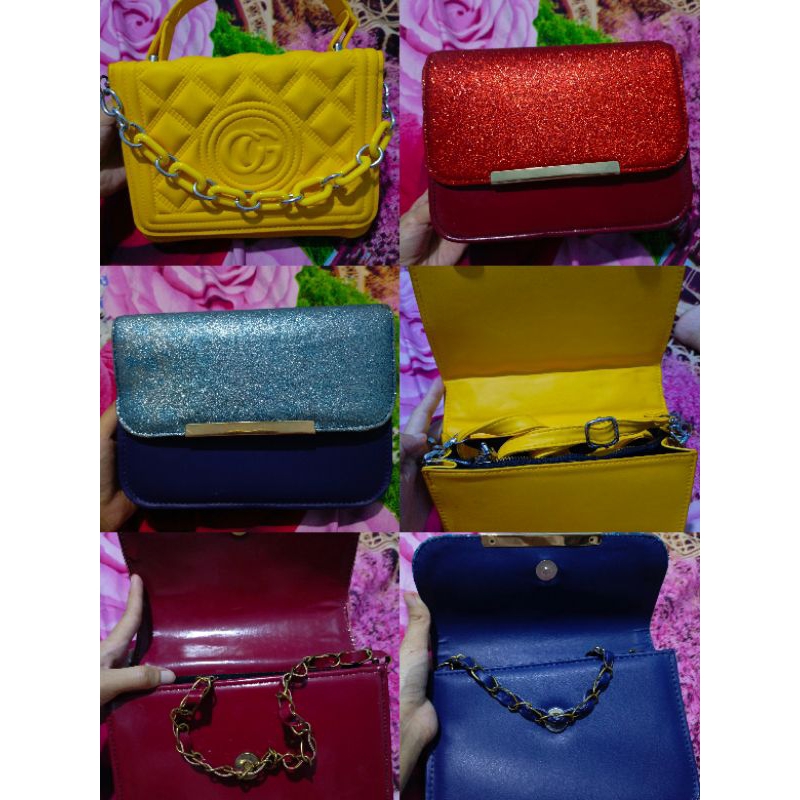 Preloved tas pribadi mulus masih bagus (sisa warna kuning aja)