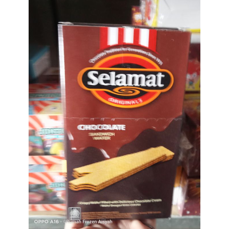 

SELAMAT WAFER COKLAT ISI 20