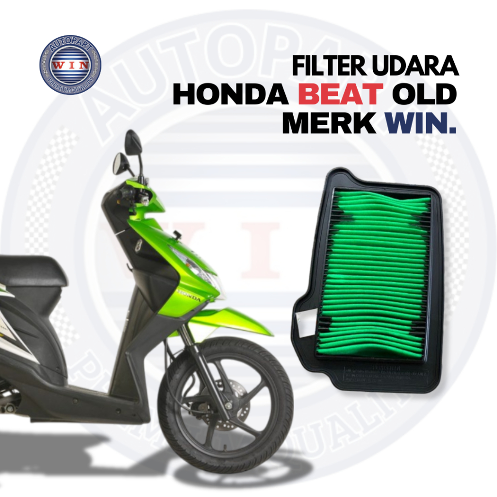 FILTER UDARA BEAT || Filter Saringan Udara Busa Udara Hawa Air Honda Beat Lama Merk Win