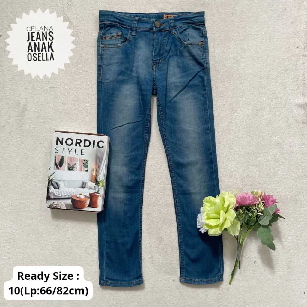 CELANA JEANS JUNIOR ANAK COWOK OSELLA ORI BRANDED MATAHARI