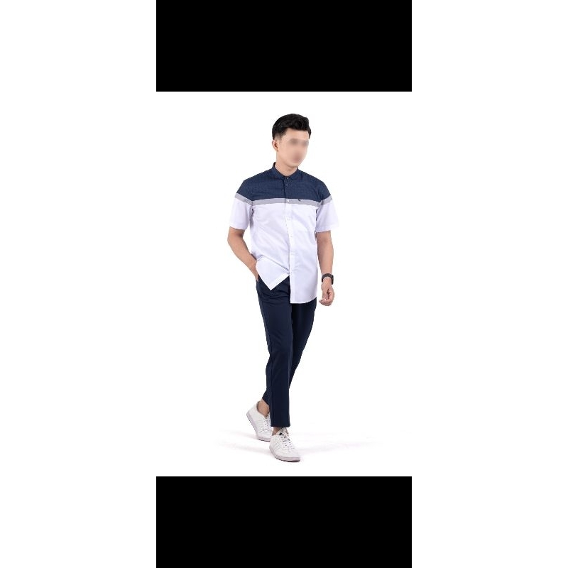 Fadkhera Archie Baju Koko Lengan Pendek