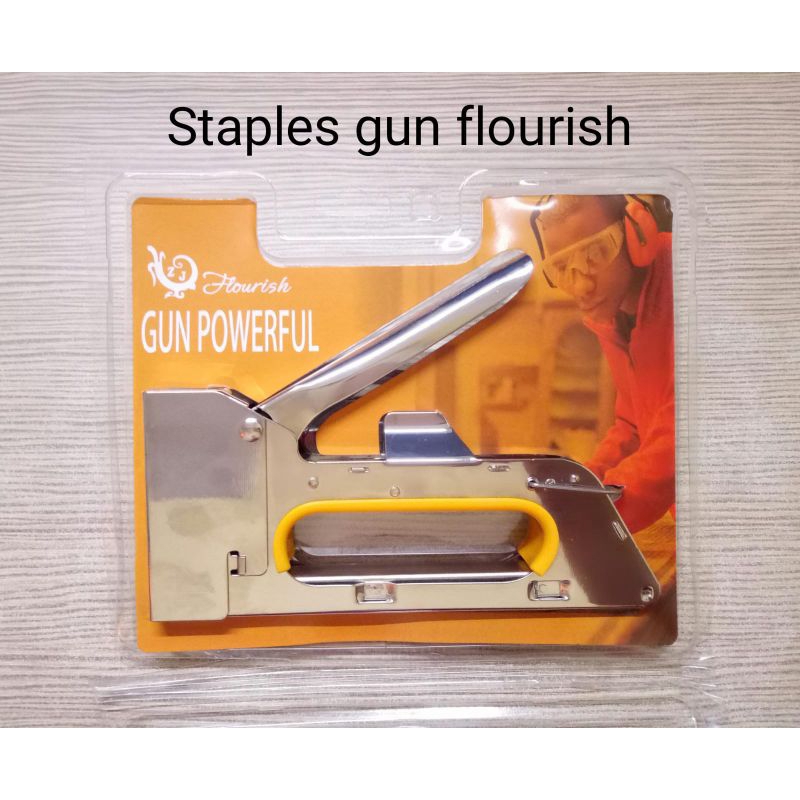 

STAPLES GUN FLOURISH