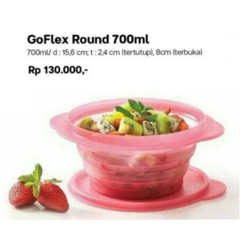 go flex tupperware 850ml