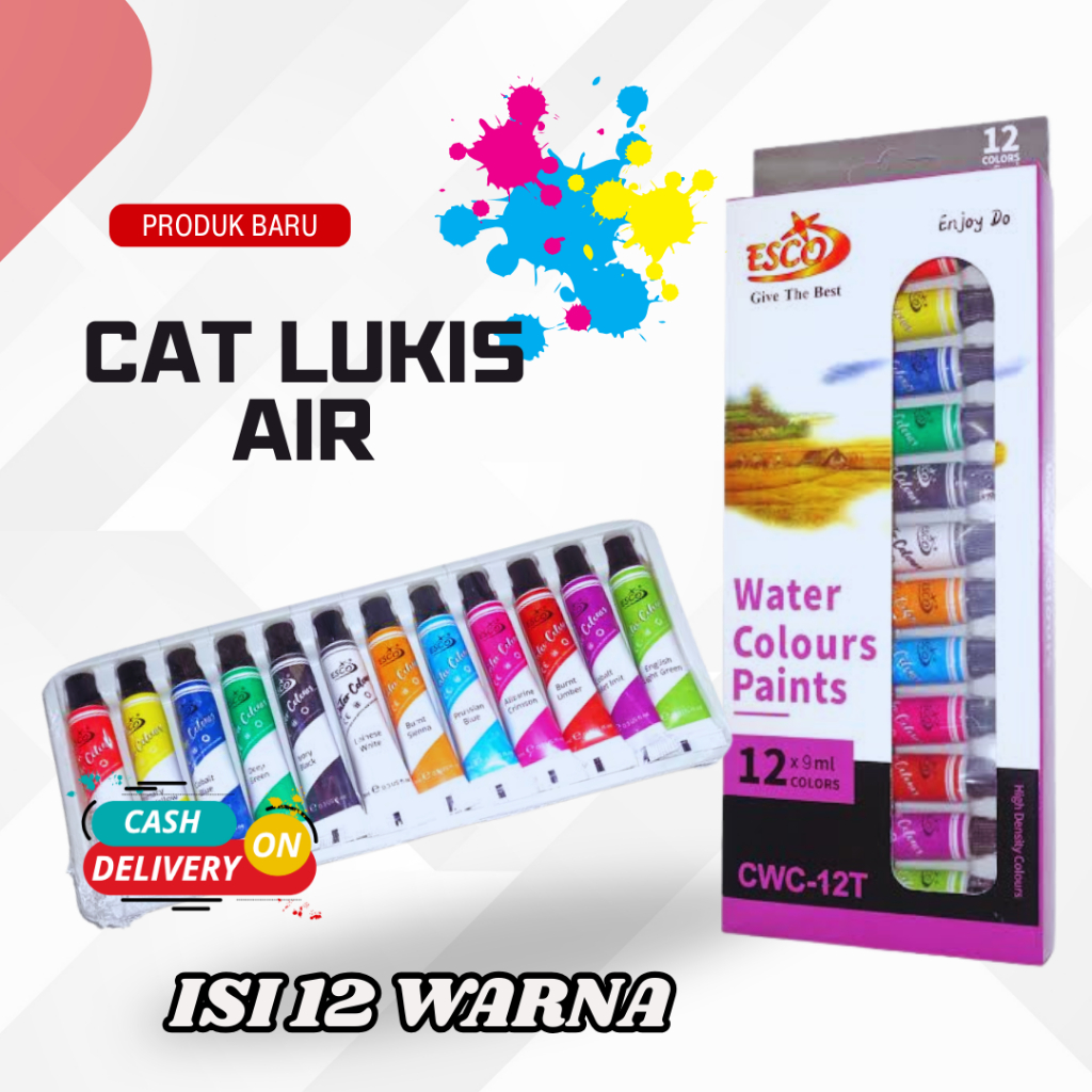 Cat lukis sterofoam / cat air / cat lukis serbaguna / Cat Lukis Cat Air /Cat Akrilik Kanvas Lukis/ C