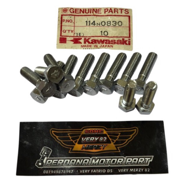 Baut kupingan lampu Binter Merzy KZ200 CDI