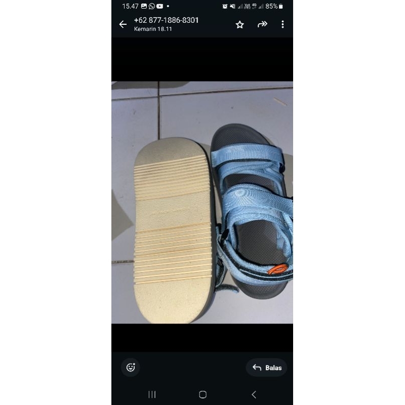 new hijack sandal -alto ether wrna blue sky size 39