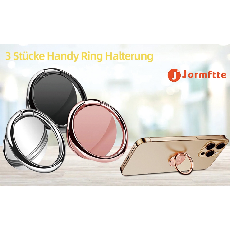 Semesta~ Ring Holder Tipis / Realy Thin Slim Hold Cincin Hp / Stand Standing Stainless Steel Anti Ka