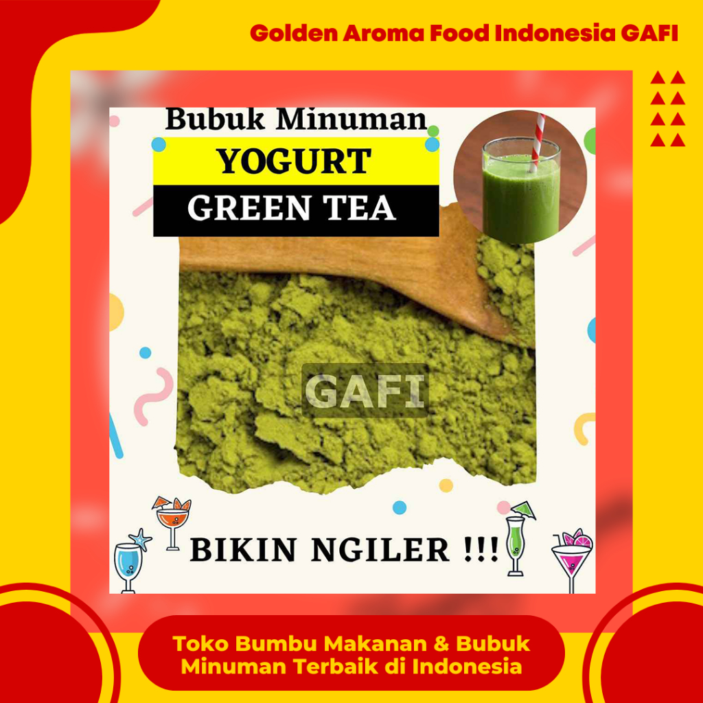 

Bubuk Yogurt Green Tea Premium 1 kg Supplier Bubuk Minuman Yogurt Instan Serbuk Es Yogurt Ekonomis Original Powder Drink Green tea Ekonomis Terdekat Murah GAFI