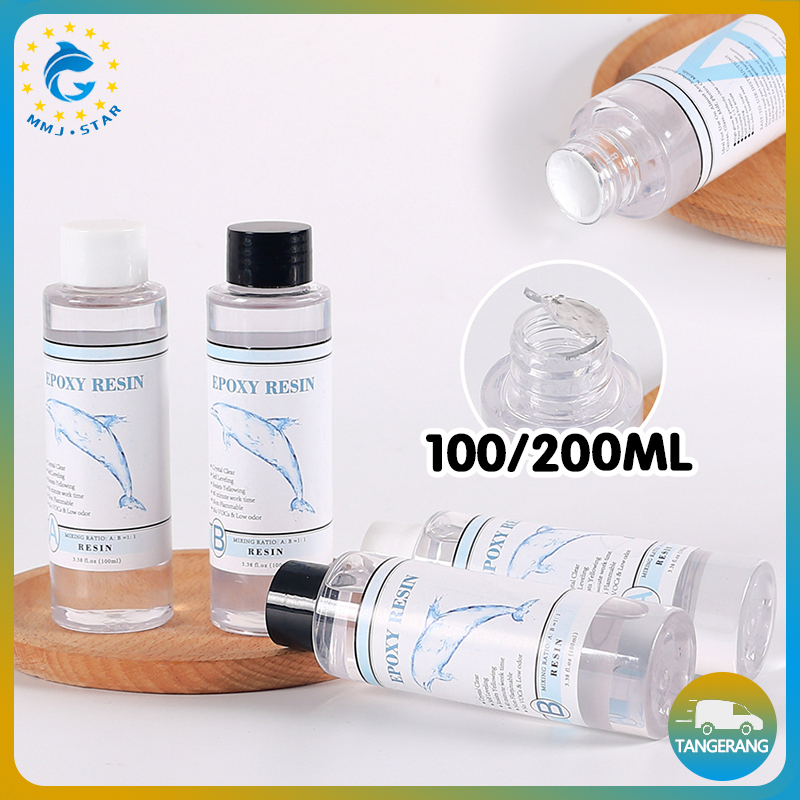 Lem Resin Epoxy Bening-Kit Resin Lem Kristal Ab Untuk DIY Craft