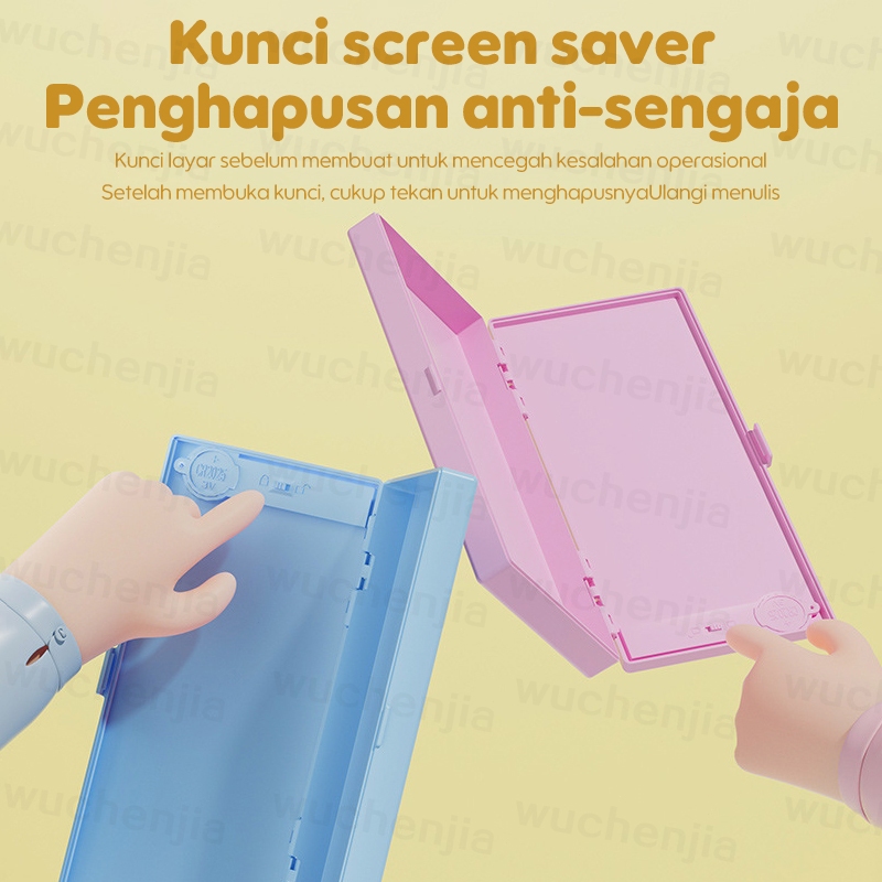 

HenJO [ready stock]LCD Writing Board Drawing Kotak Pensil / Pencil Case /Kotak Pensil dan Papan