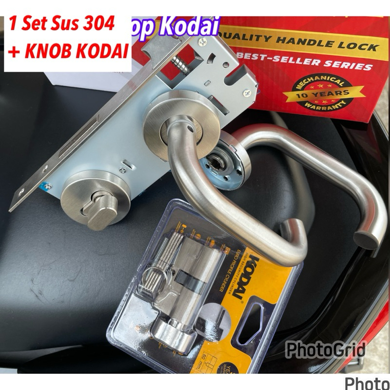 Handle pintu pisah silinder knob kodai kunci pintu pisah Roses KNOB putar kodai handle pintu besar k
