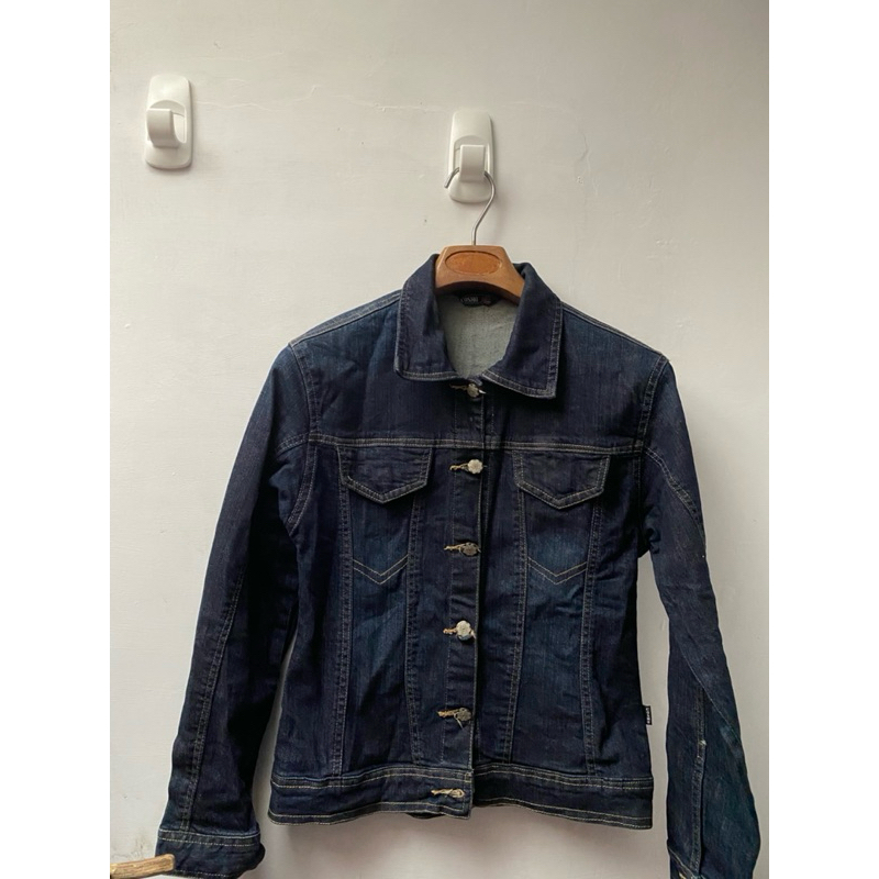 Jaket  jeans biru dongker