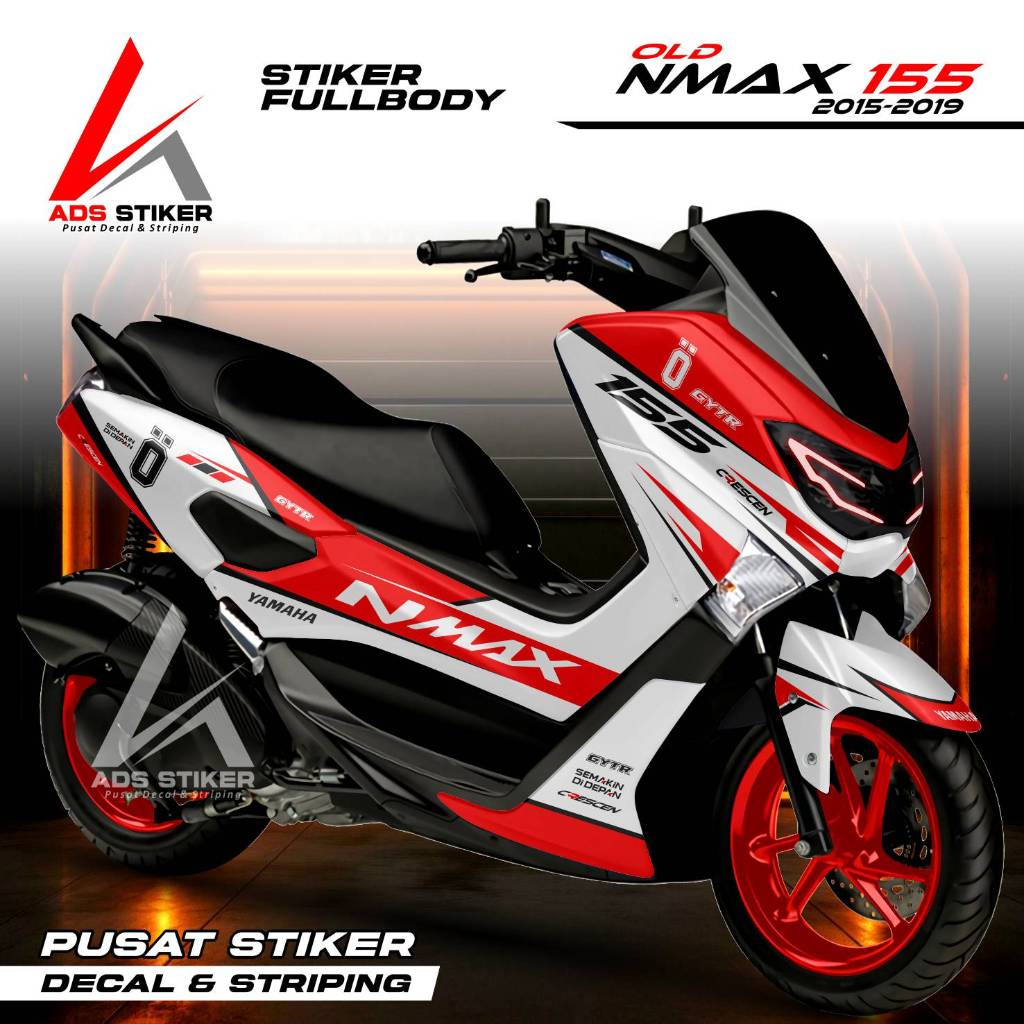 Decal Nmax Old 155 2015-2019 Stiker Fullbody Design Ohlins Bisa COD
