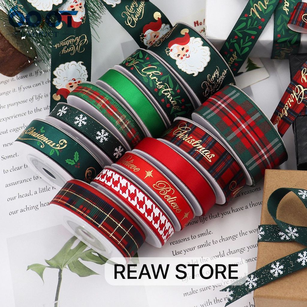 

Pita Kain Kado Natal Merry Christmas Ribbon Hiasan Dekorasi Hampers