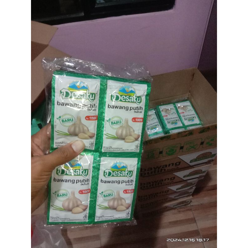 

Desaku Bawang Putih Bubuk 1 renceng (12 sachet) @ 6 gram