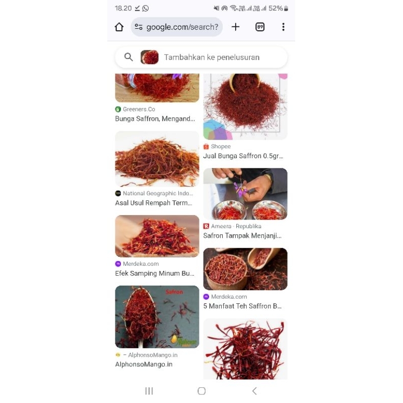 Saffron Super Negin Original Garansi uang kembali jika palsu