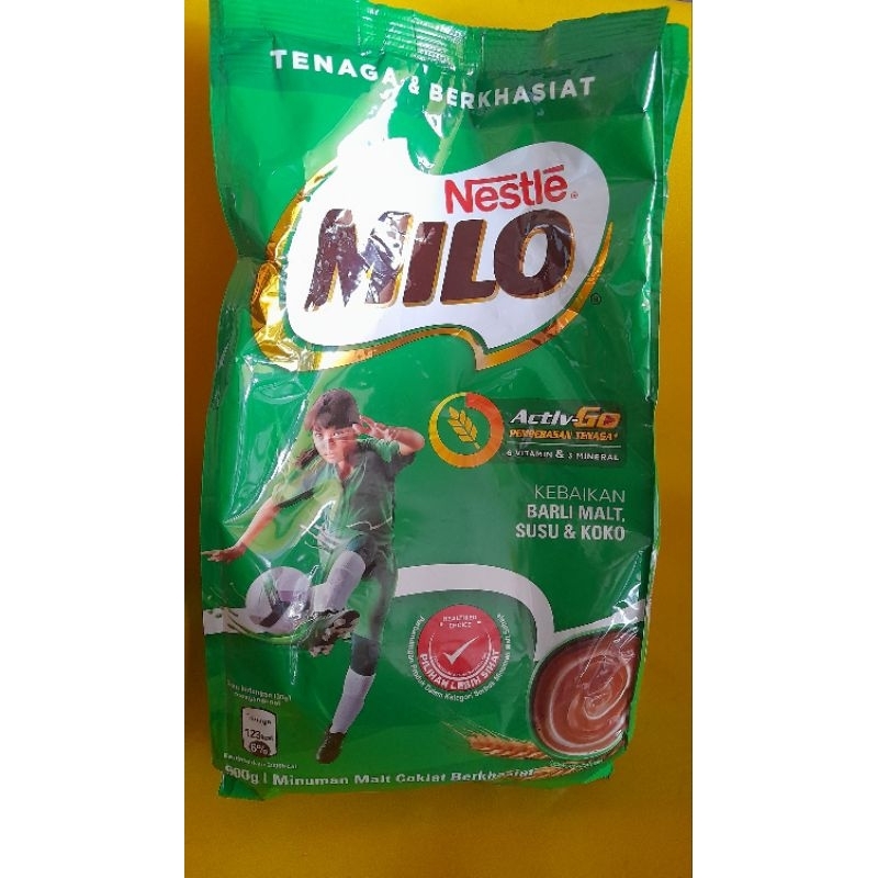 

Milo reffill @900 gram